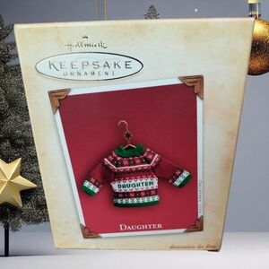 Hallmark Keepsake Daughter Ornament 2004 Sealed. Box Opened for Pictures.